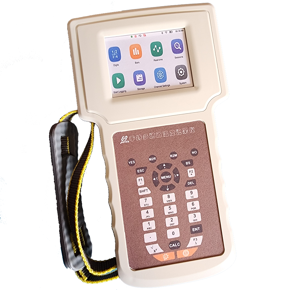 Handheld multi-channel thermocouple data logger