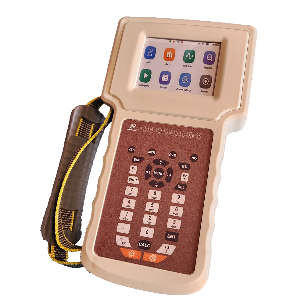 Handheld multi-channel thermocouple data logger