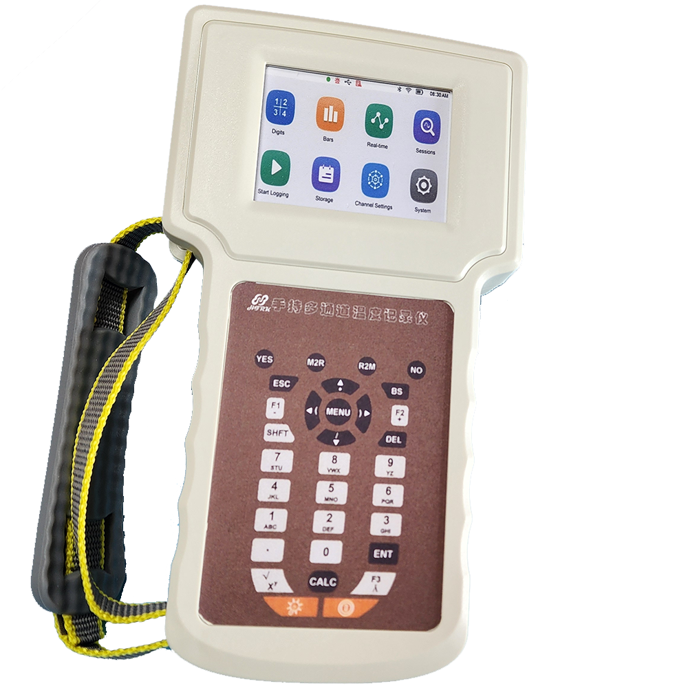 Handheld multi-channel thermocouple data logger